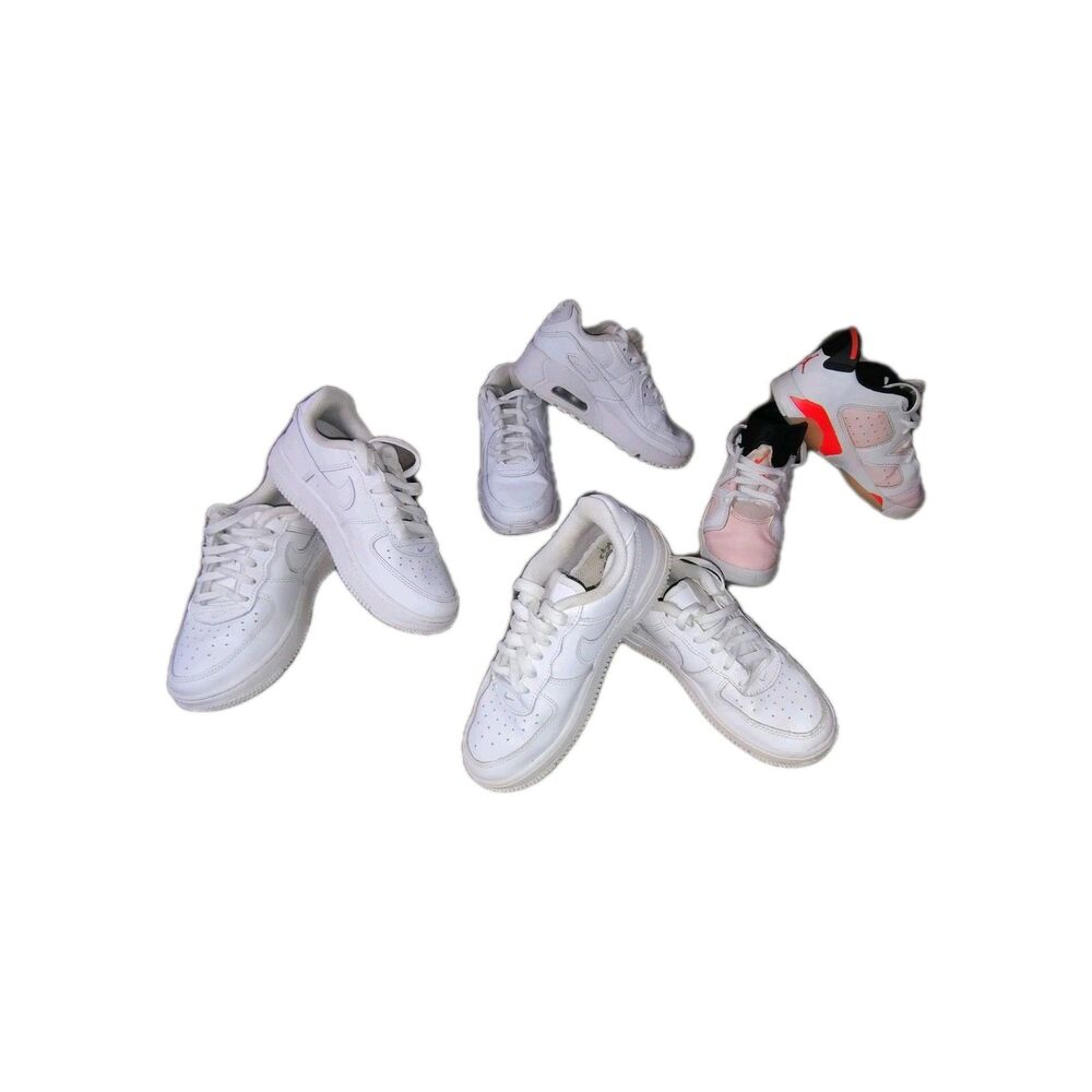 Nike Air Jordan Nike Air Force 1  4 Pair Combo 4Y Sneaker Bundle